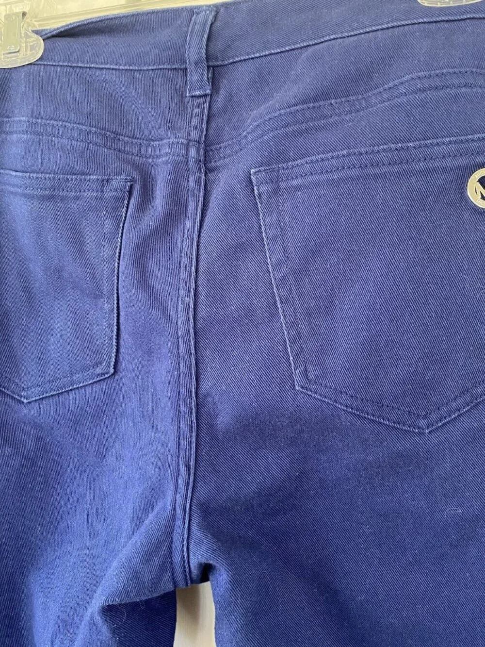 Women's Michael Kors blue jeans Size 8 skinny beautiful Blue very nice